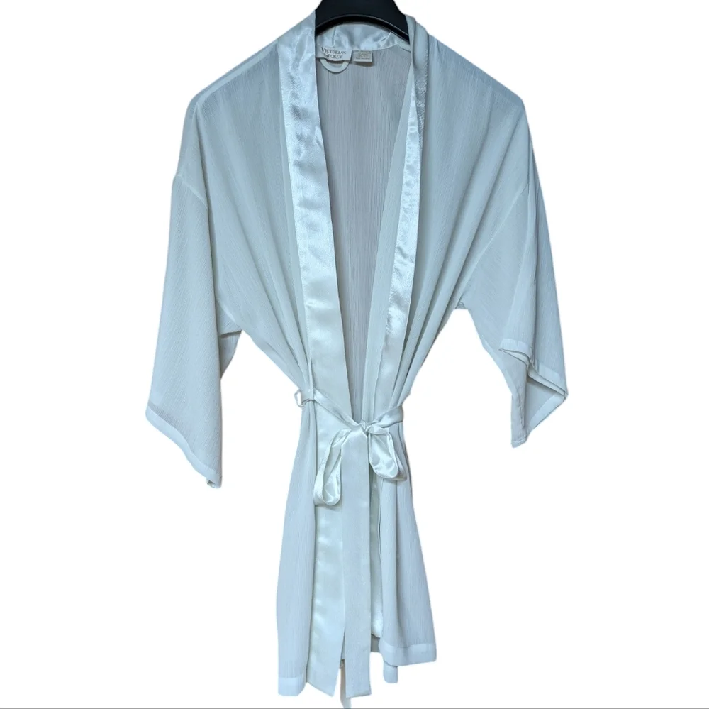 Victoria's Secret Vintage Gold Label Sheer Robe One Size